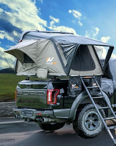 Rooftop Tent Hard Shell, Naturnest Rooftop Tent Roof Top Tent Camping Hardshell Rooftop Tents For Camping Overland Tent For Jeep Tent Car Roof Tent For Jeep Wrangler Truck Van SUV Rooftop Tent
