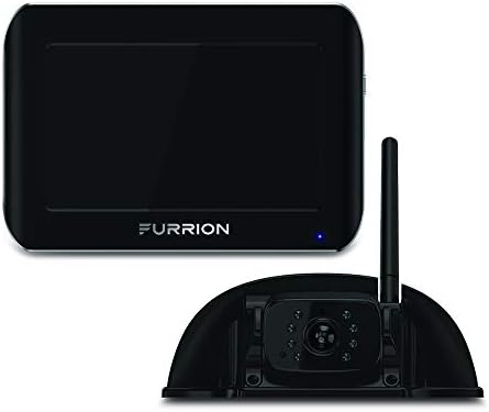 Furrion Vision S Wireless RV Backup Camera System with 7-Inch Monitor, 1 Rear Sharkfin, Infrared Night Vision, Wide-Angle View, Hi-Res, IP65 Waterproof, Motion Detection, Microphone – FOS07TASF