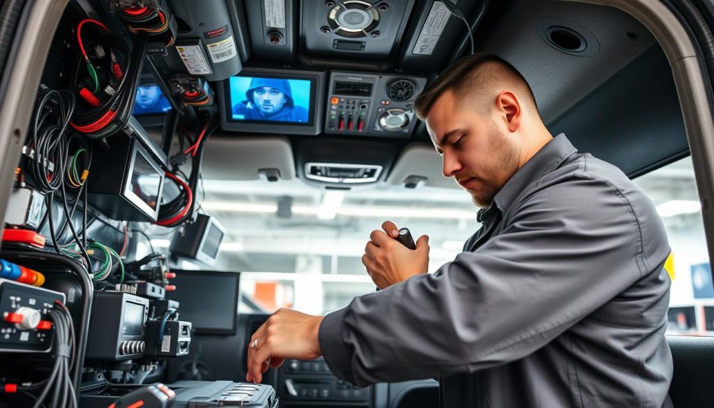 professional car electronics installation