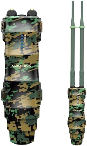 WAVLINK AC1200 Outdoor Long Range Wi-Fi Extender,Dual Band Outdoor Access Point with Active/Passive PoE,WAN/LAN Port,IP67 Waterproof,Supports AP/Router/Repeater Mode,2x7dBi Antennas-Greenwood