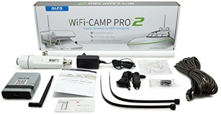 ALFA Network WiFi CampPro 2 Universal WiFi/Internet Range Extender Kit for Caravan/Motorhome, Boat, RV