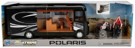 New Ray Toys Scale Model – Polaris with RV & Figure