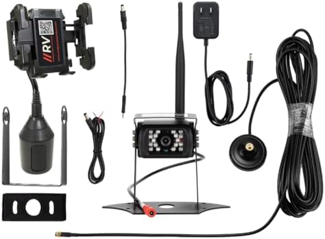 ReadyVision WiFi RV Backup Camera Kit, RV Monitoring, 1080p, 150 Degree Viewing, ReadyVision App