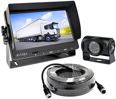 Backup Camera System with 7 inch Definition Display + IP69 Waterproof and Night Vision Reverse Camera for Truck, Trailer, RV, Motorhome etc.