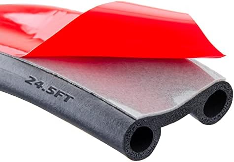 MYFAMIREA 24.5Ft Adhesive Tailgate Seal fits Pickups, Truck, Auto Car, Keep Kit Dust, Dirt and Moisture Out of Covered Truck Bed