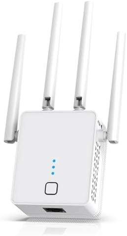 WiFi Extender, 2024 Fastest WiFi Booster 1200Mbps Dual Band (5GHz/2.4GHz) WiFi Extenders Signal Booster for Home, WiFi Repeater with Ethernet Port Covers up to 10000sq. ft and 55 Devices