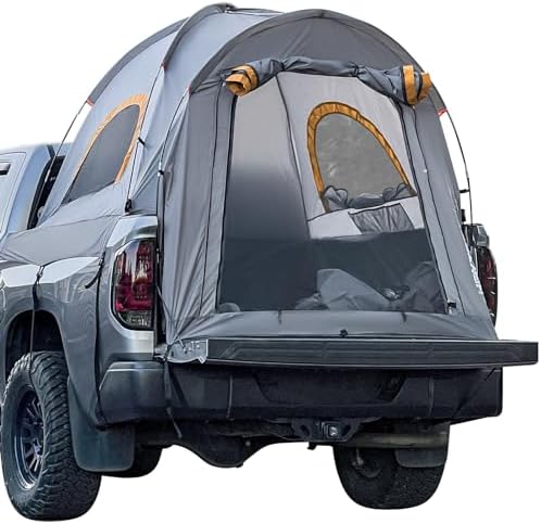 HEYTRIP Truck Bed Tent 5.0ft-6.8ft Waterproof Pickup Truck Tent Double Layer 2 Person Truck Tent Camper for Camping Fishing