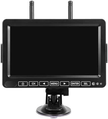 Wireless Backup Camera, RV Back Up Camera Systems With 7″ HD 1080P Monitor, Night Vision Rear View Cameras, Touch Monitor 4 Channels With Video Recording For Furrion Pre-Wired Truck Trailer Pickup Van