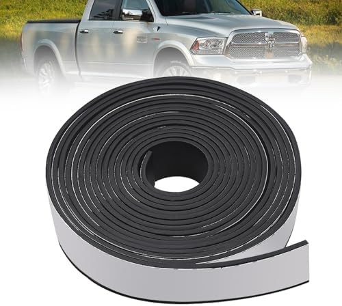 25 feet Truck Cap Seal Rubber, Camper Shell, for Truck Cap 200 lbs or Less Seal Kit (2″ W x 0.2″ H x 25′ L)