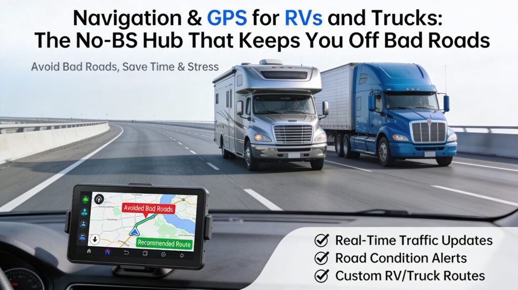 Navigation & GPS for RVs and Trucks: The No-BS Hub That Keeps You Off Bad Roads 1 navigation & GPS