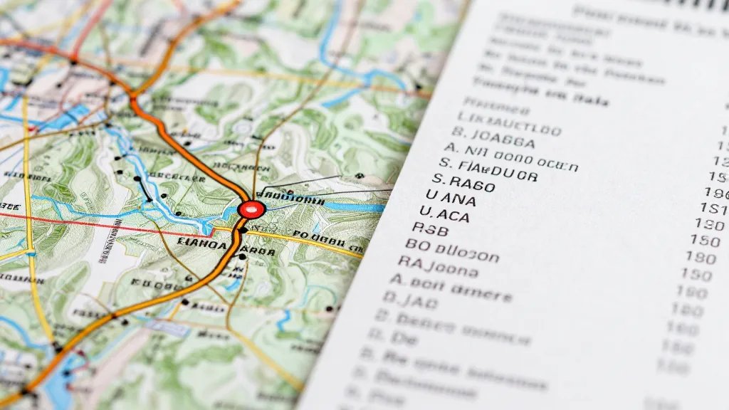 Setting Up Rv Trip Wizard: First Time Configuration Made Easy 3 Closeup of paper road atlas beside fuel receipt