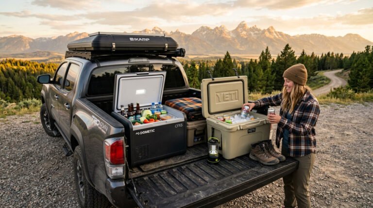 12V portable fridge vs cooler