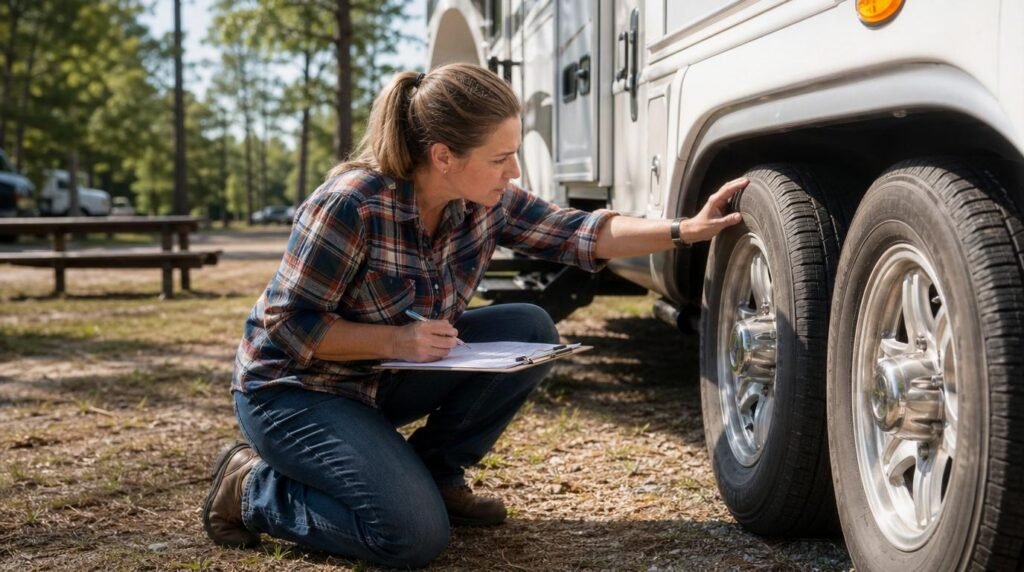 truck and rv safety and security warning signs