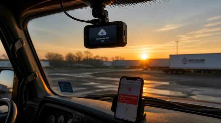 truck dash cam cloud connectivity