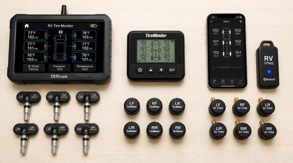 Best RV TPMS for Trailers and Motorhomes: Top Picks 3 Best RV TPMS for trailers and motorhomes