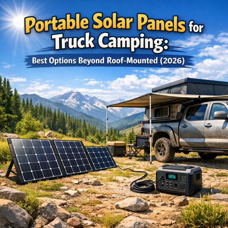 Portable Solar Panels for Truck Camping: Best Options Beyond Roof-Mounted (2026) 1 portable solar panels for truck camping
