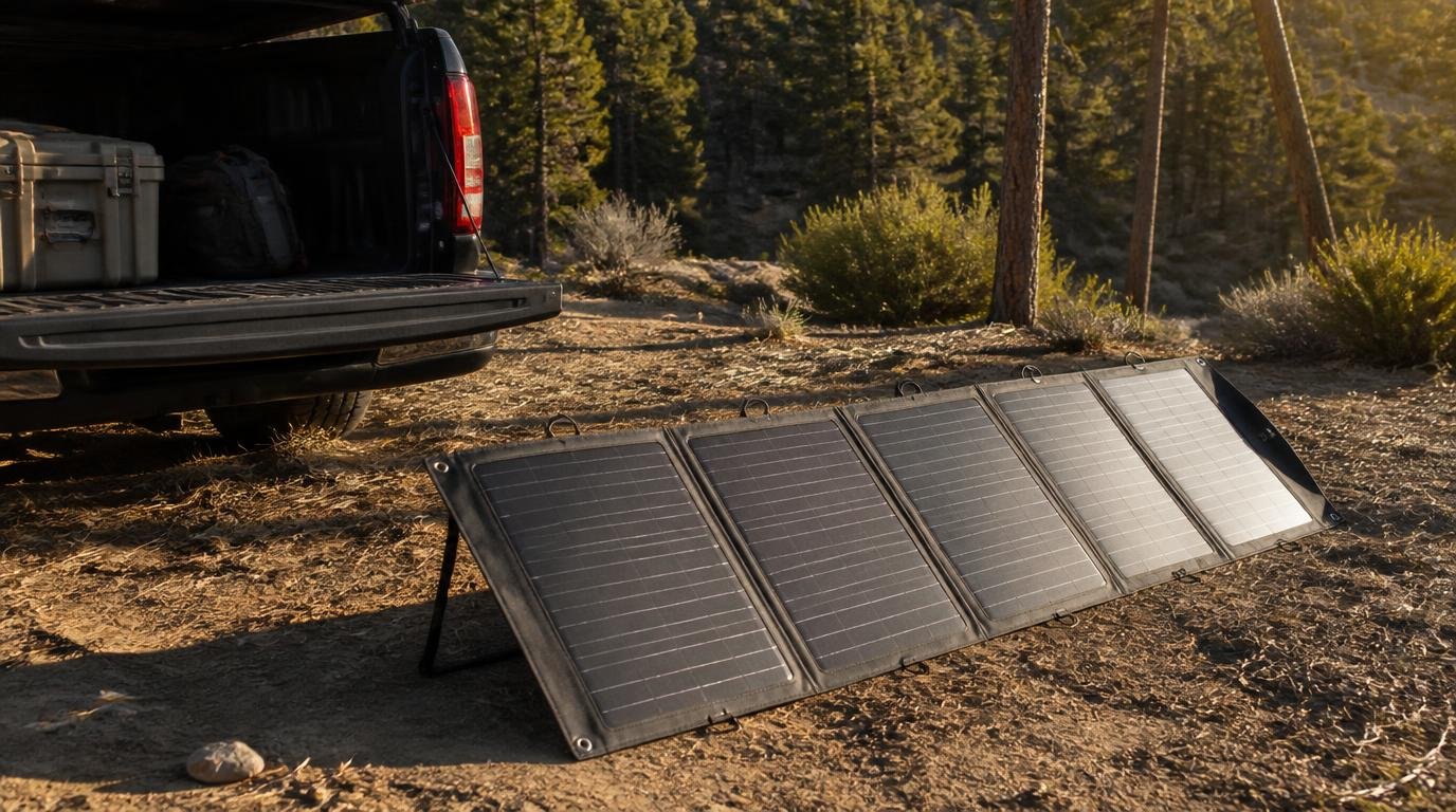 portable solar panels for truck camping