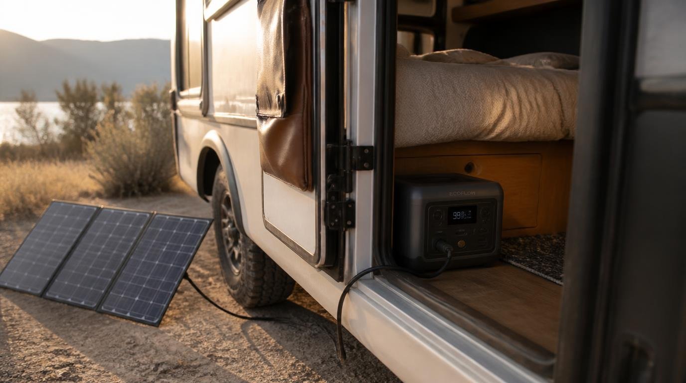 portable solar panels for truck camping
